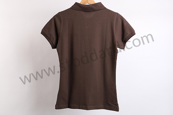 AWAP71900S18 - WOMEN'S POLO SHIRT - BROWN (S) for Porsche 