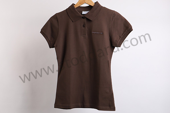 AWAP7190XS18 - WOMEN'S POLO SHIRT - BROWN (XS) for Porsche 
