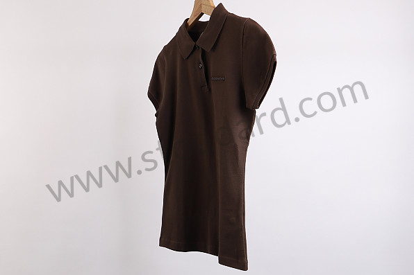AWAP7190XS18 - WOMEN'S POLO SHIRT - BROWN (XS) for Porsche 