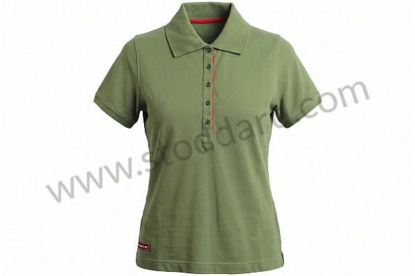 AWAP78000L17 - WOMEN'S CAYENNE POLO SHIRT - GREEN (L) for Porsche 