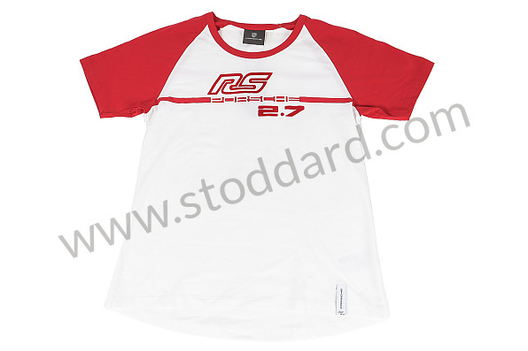 WAP95200M0NRS2 - LADIES' T-SHIRT RED/WHITE for Porsche 