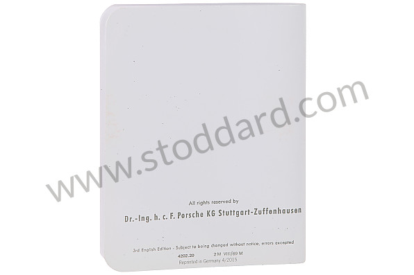 WKD420220 - Technical Specifications Book For 356 1950-1965 for Porsche 