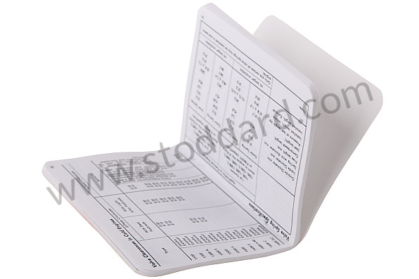 WKD420220 - Technical Specifications Book For 356 1950-1965 for Porsche 