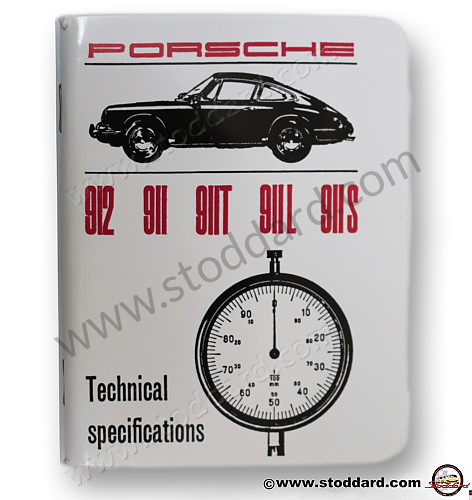 WKD420320 - Pocket technical Specifications Booklet for Porsche 