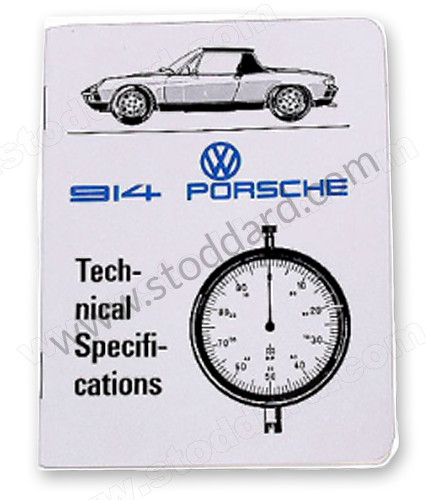 WKD422221 - Technical Specification Book For 914 for Porsche 