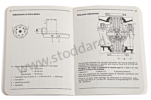 WKD422320 - Specification Book Specbook 911 1975 for Porsche 