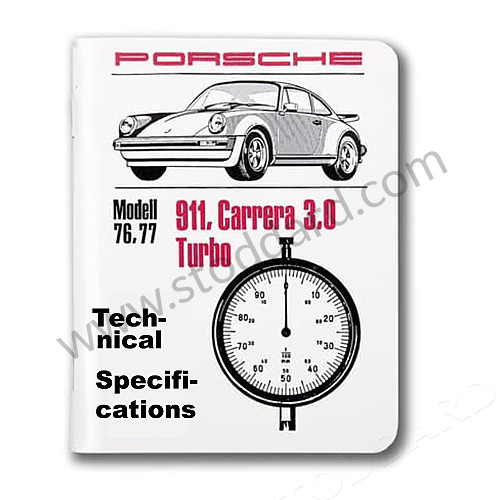 WKD422420 - Specification Book Specbook 911 1976-77 OEM from Germany for Porsche 
