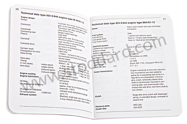 WKD423320 - Spec Book 944 84-89 for Porsche 