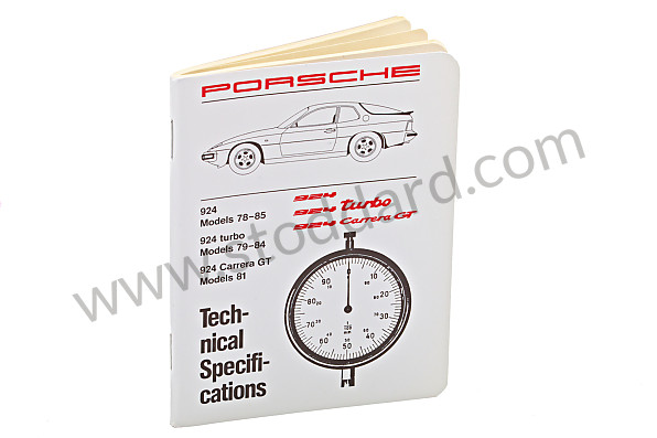 WKD423420 - SPEC BOOK 924 78-85 for Porsche 