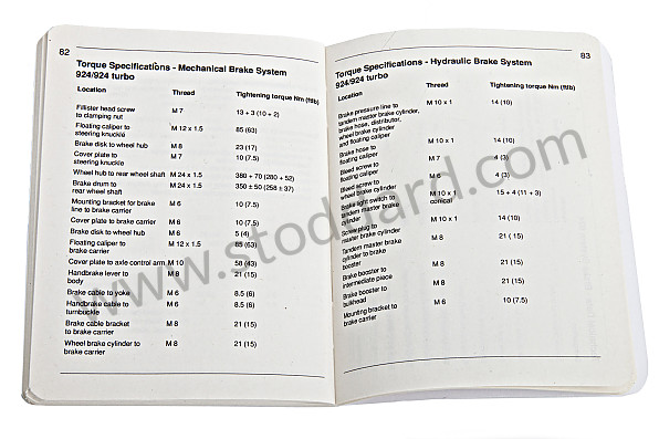 WKD423420 - SPEC BOOK 924 78-85 for Porsche 