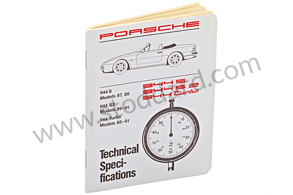 WKD423520 - SPEC BOOK 944S2 for Porsche 