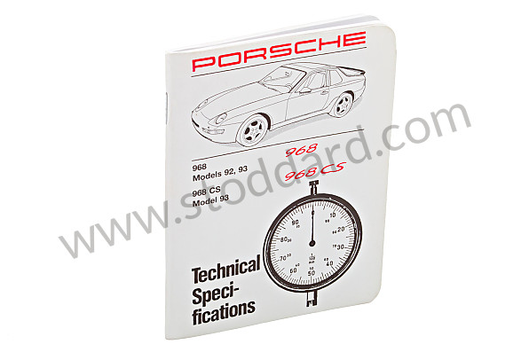 WKD423820 - Spec Book 968 for Porsche 