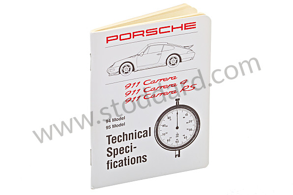 WKD424520 - TECHNICAL DATA for Porsche 