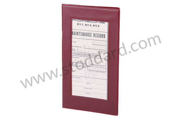 WKD43152000 - Vehicle Service Booklet With Case For 911 Up To 1969 for Porsche 