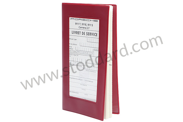 WKD43153030 - SERVICE BOOKLET WITH RED COVER for Porsche 
