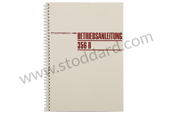WKD460110 - Driver's Owners Manual 356B T5 Porsche Factory Reprint In German Language for Porsche 