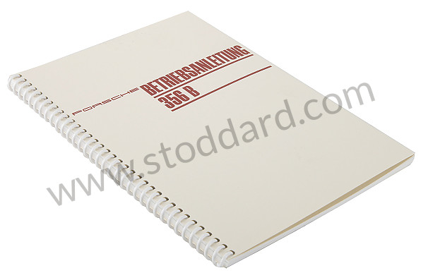 WKD460110 - Driver's Owners Manual 356B T5 Porsche Factory Reprint In German Language for Porsche 