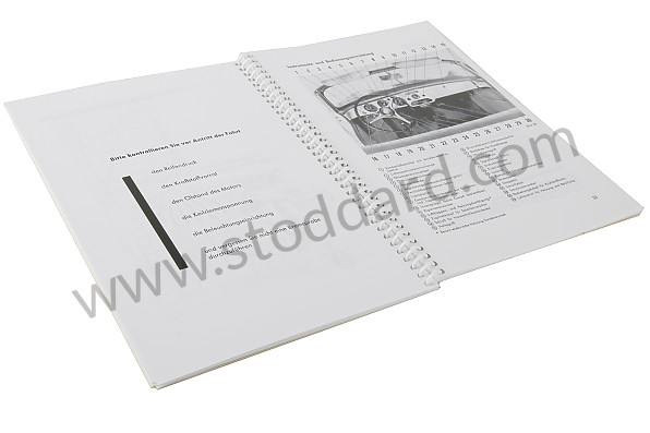 WKD460110 - Driver's Owners Manual 356B T5 Porsche Factory Reprint In German Language for Porsche 