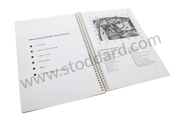 WKD460120 - Driver's Owners Manual 356B T6 Porsche Factory Reprint for Porsche 
