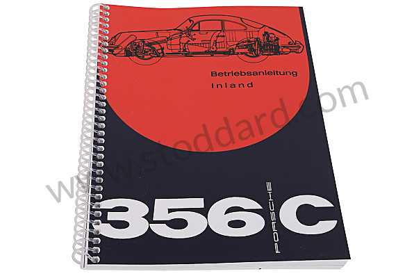 WKD460210 - USER AND TECHNICAL MANUAL FOR YOUR VEHICLE IN GERMAN 356 C for Porsche 