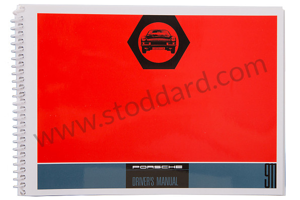 WKD460420 - USER AND TECHNICAL MANUAL FOR YOUR VEHICLE IN ENGLISH 911 1965 for Porsche 