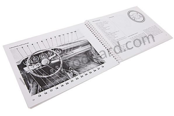 WKD460420 - USER AND TECHNICAL MANUAL FOR YOUR VEHICLE IN ENGLISH 911 1965 for Porsche 