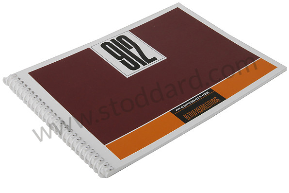 WKD460510 - USER AND TECHNICAL MANUAL FOR YOUR VEHICLE IN GERMAN 912 1967 for Porsche 
