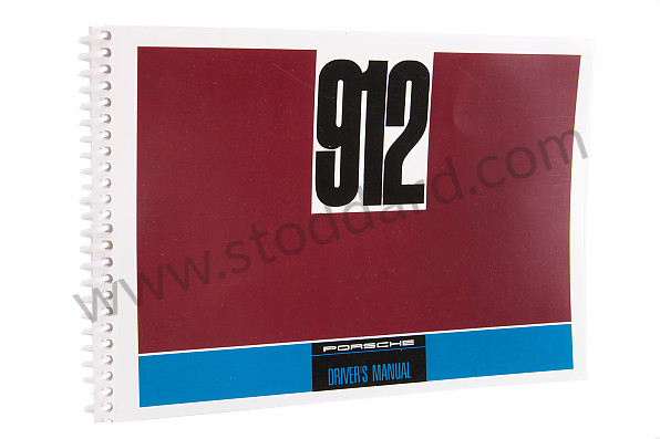 WKD460520 - USER AND TECHNICAL MANUAL FOR YOUR VEHICLE IN ENGLISH 912 1967 for Porsche 