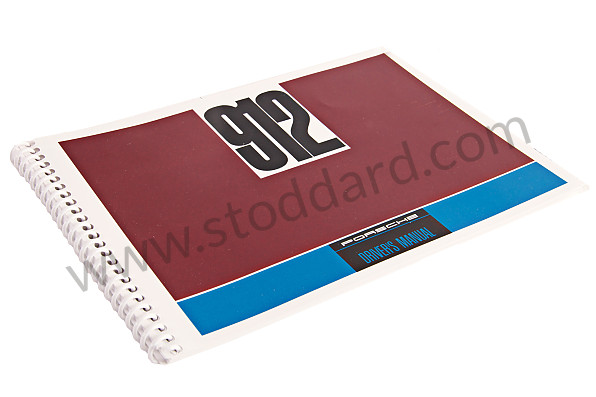 WKD460520 - USER AND TECHNICAL MANUAL FOR YOUR VEHICLE IN ENGLISH 912 1967 for Porsche 