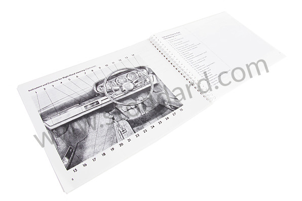 WKD460520 - USER AND TECHNICAL MANUAL FOR YOUR VEHICLE IN ENGLISH 912 1967 for Porsche 