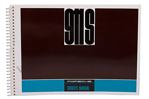 WKD460720 - Driver's Owners Manual 1967 911s Porsche Factory Reprint for Porsche 