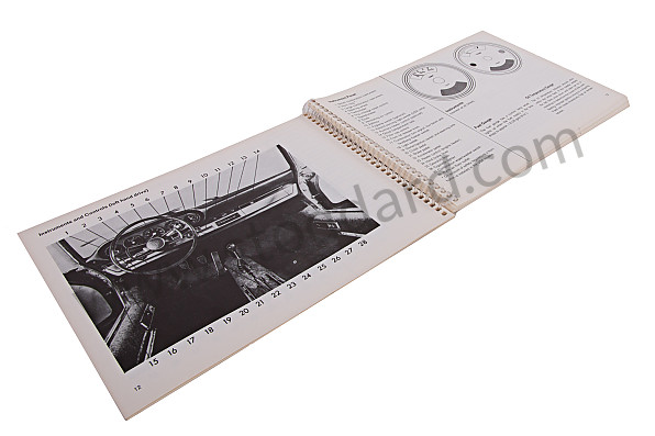 WKD460820 - USER AND TECHNICAL MANUAL FOR YOUR VEHICLE IN ENGLISH 912 1968 for Porsche 