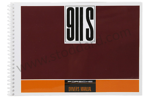 WKD461020 - USER AND TECHNICAL MANUAL FOR YOUR VEHICLE IN ENGLISH 911 S 1968 for Porsche 
