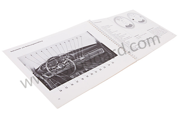 WKD461110 - USER AND TECHNICAL MANUAL FOR YOUR VEHICLE IN GERMAN 911 L 1968 for Porsche 
