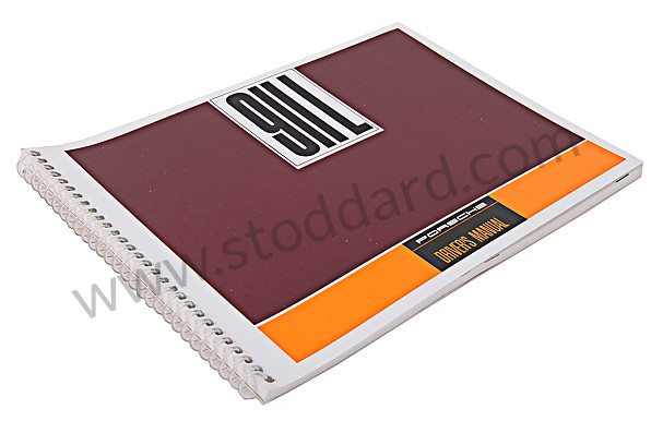 WKD461120 - USER AND TECHNICAL MANUAL FOR YOUR VEHICLE IN ENGLISH 911 L 1968 for Porsche 