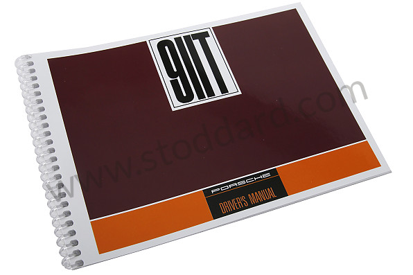 WKD461220 - USER AND TECHNICAL MANUAL FOR YOUR VEHICLE IN ENGLISH 911 T 1968 for Porsche 