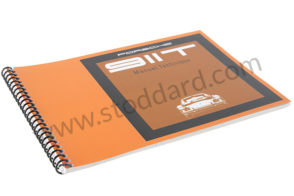 WKD461230 - USER AND TECHNICAL MANUAL FOR YOUR VEHICLE IN FRENCH 911 T 1968 for Porsche 