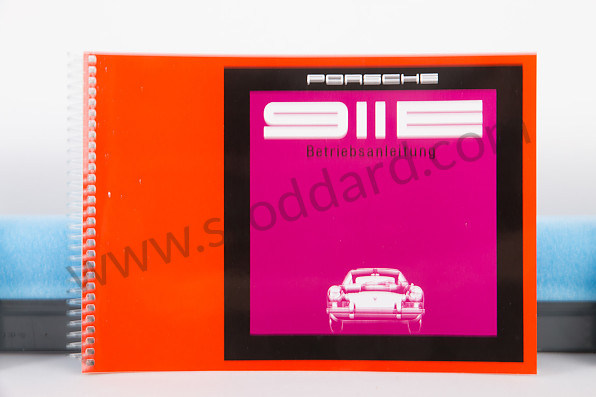 WKD461410 - USER AND TECHNICAL MANUAL FOR YOUR VEHICLE IN GERMAN 911 E 1969 for Porsche 
