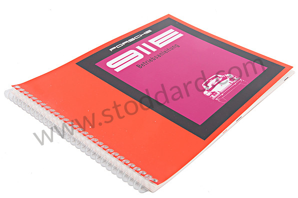WKD461410 - USER AND TECHNICAL MANUAL FOR YOUR VEHICLE IN GERMAN 911 E 1969 for Porsche 