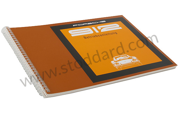 WKD461610 - USER AND TECHNICAL MANUAL FOR YOUR VEHICLE IN GERMAN 912 1969 for Porsche 
