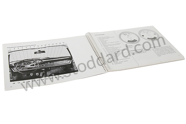 WKD461610 - USER AND TECHNICAL MANUAL FOR YOUR VEHICLE IN GERMAN 912 1969 for Porsche 