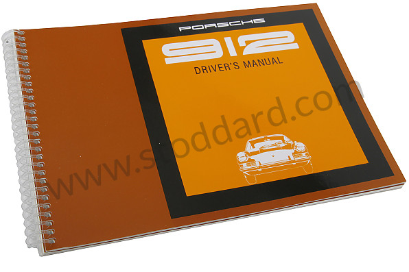 WKD461620 - USER AND TECHNICAL MANUAL FOR YOUR VEHICLE IN ENGLISH 912 1969 for Porsche 