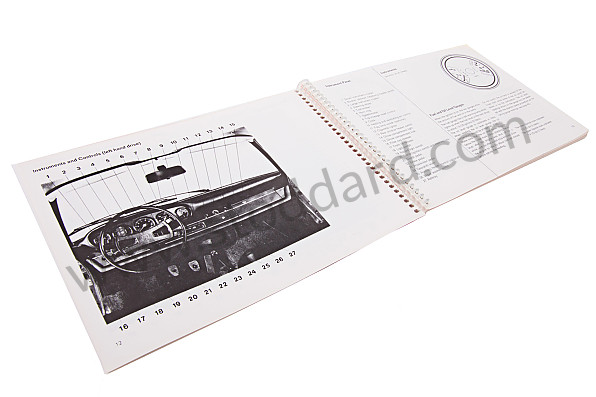 WKD461820 - USER AND TECHNICAL MANUAL FOR YOUR VEHICLE IN ENGLISH 911 E 1970 for Porsche 