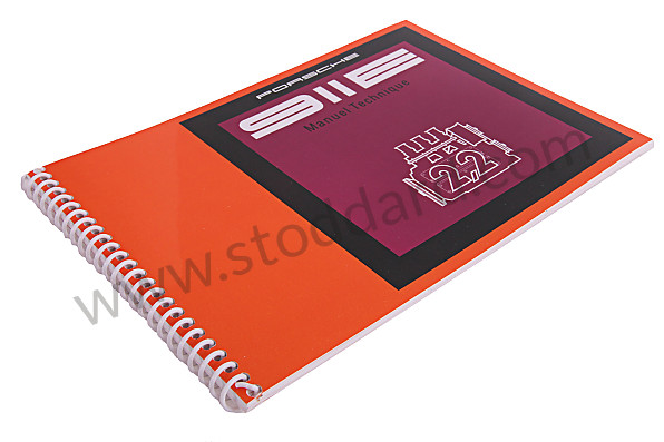 WKD461830 - USER AND TECHNICAL MANUAL FOR YOUR VEHICLE IN FRENCH 911 E 1970 for Porsche 