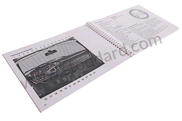 WKD461830 - USER AND TECHNICAL MANUAL FOR YOUR VEHICLE IN FRENCH 911 E 1970 for Porsche 