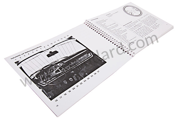 WKD461910 - USER AND TECHNICAL MANUAL FOR YOUR VEHICLE IN GERMAN 911 S 1970 for Porsche 