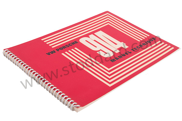 WKD462030 - USER AND TECHNICAL MANUAL FOR YOUR VEHICLE IN FRENCH 914 1970 for Porsche 