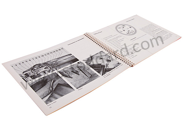 WKD462130 - USER AND TECHNICAL MANUAL FOR YOUR VEHICLE IN FRENCH 914-6 1970 for Porsche 