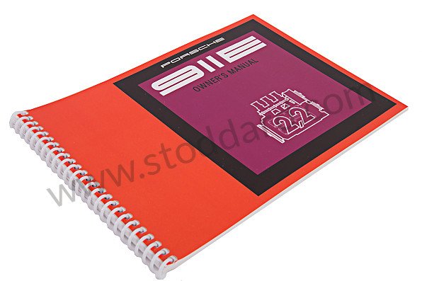 WKD462420 - 1971 911e Driver's Owners Manual, Factory Reprint, As Original for Porsche 