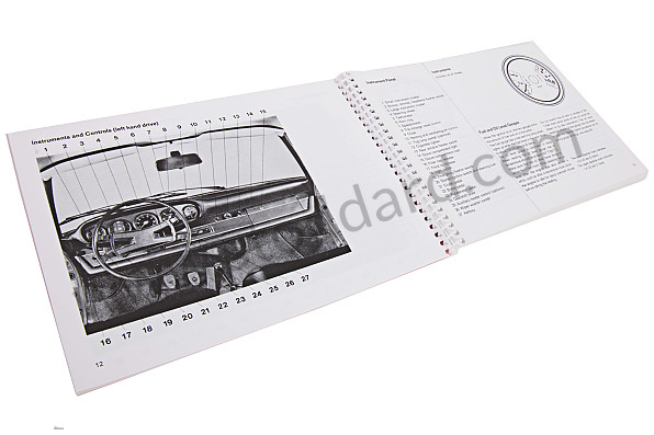 WKD462420 - 1971 911e Driver's Owners Manual, Factory Reprint, As Original for Porsche 